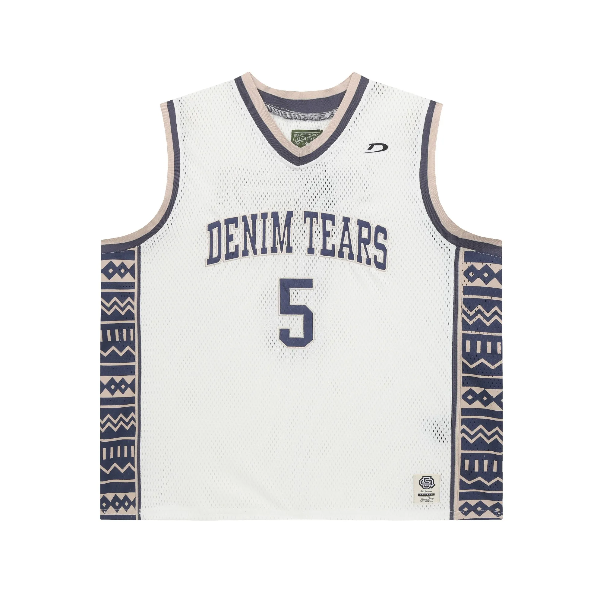 P116 2025 DENIM TEARS kapok European and American fashion brand high quality new vest tennis suit color black white size S-XL